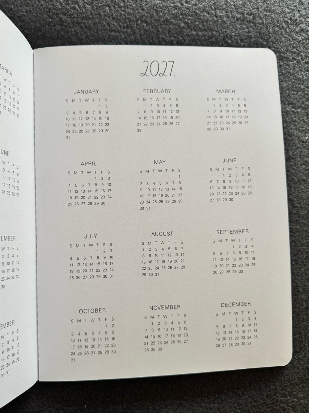 Rae Dunn 2027 Monthly Planner - Picture 5 of 8